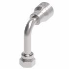 Weatherhead by Danfoss 4S Series Crimp Hose Fittings Female ORS Swivel 90 Long Drop Elbow 13/16 IN ORS -6