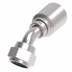 Weatherhead by Danfoss 4T Series Crimp Hose Fittings JIC/37˚ Female Swivel 45˚ Elbow 9/16 IN SAE 37 -5