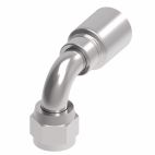 Weatherhead by Danfoss 4T Series Crimp Hose Fittings JIC/37˚ Female Swivel 90˚ Elbow 7/8 IN SAE 37 -8
