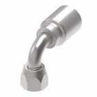 Weatherhead by Danfoss 4T Series Crimp Hose Fittings JIC/37˚ Female Swivel 90˚ Elbow 3/4 IN SAE 37 -8