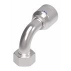 Weatherhead by Danfoss 6S Series Crimp Hose Fittings Female Swivel DIN 24 Seat 90 Elbow 60 MM Metric -20