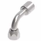 Weatherhead by Danfoss 757 E Series Crimp Hose Fittings SAE 45 Flare Female Swivel 90 Tube Elbow 1 1/16 IN SAE 45 -12