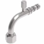 Weatherhead by Danfoss E-Z Clip System A/C Refrigeration Products Fem O-ring Short Pilot w R134a Low Side Port 90˚ Elbow 7/8 IN SAE -12