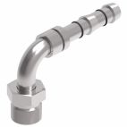 Weatherhead by Danfoss E-Z Clip System A/C Refrigeration Products Male MIO 90˚ Elbow 3/4 IN UNF -8