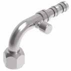 Weatherhead by Danfoss E-Z Clip System A/C Refrigeration Products Fem O-ring Long w Charge 7/16-20 90° 90° Port Rotation 7/8 IN UNF -10
