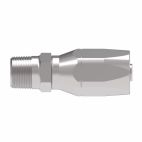 Weatherhead by Danfoss 104 N series Field Attachable Hose Fittings Male Pipe Rigid 3/4 IN NPTF -12