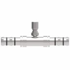 Weatherhead by Danfoss E-Z Clip System A/C Refrigeration Products Splicer with High Side Switch Port M10 X 1.25 0.5 IN Line/Hose/Tube -8