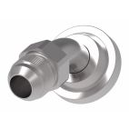Weatherhead by Danfoss, 500023 Series Elbow Adapters SAE Split Flange (Code 61)/37° Flare, Carbon Steel