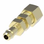 Weatherhead by Danfoss, Mini-Barb Bulkhead Compression Connector, Brass