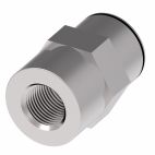 Weatherhead by Danfoss, Push-Connect Female Connector, Brass
