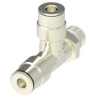 Weatherhead by Danfoss, Push-Connect Male Run Tee Swivel, Brass