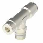 Weatherhead by Danfoss, Push-Connect Swivel Tee/Y Adapter, Brass