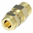 Weatherhead by Danfoss, Air Brake Connectors for Copper Tubing Bulkhead Coupling, Brass