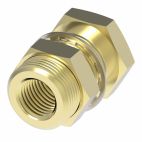 Weatherhead by Danfoss, Pipe Products Bulkhead Coupling, Brass