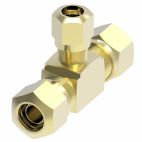 Weatherhead by Danfoss, Air Brake Connectors for Nylon Tubing Union Tee, Brass