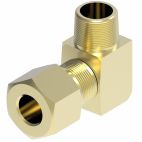 Weatherhead by Danfoss, Air Brake Connectors for Nylon Tubing 90˚ Male Elbow, Brass
