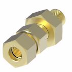 Weatherhead by Danfoss, SelfAlign Bulkhead Union, Brass