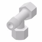 Weatherhead by Danfoss, Molded Compression Products Male Run Tee, Plastic