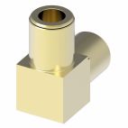 Weatherhead by Danfoss, Push-Connect Swivel Elbow Adapter, Brass