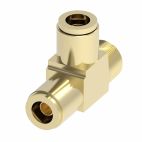 Weatherhead by Danfoss, Push-Connect Swivel Tee/Y Adapter, Brass