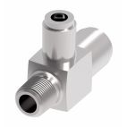 Weatherhead by Danfoss, Push-Connect Swivel Tee/Y Adapter, Brass