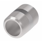 Weatherhead by Danfoss, 2084 Series Straight Adapters NPTF External Pipe/NPTF External Pipe, Carbon Steel