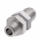 Weatherhead by Danfoss, 2240 Series Straight Adapters NPTF External Pipe/SAE 37˚ Flare Bulkhead, Carbon Steel
