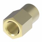 Weatherhead by Danfoss, Inverted Flare Female Connector, Brass