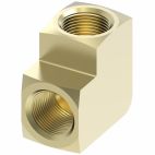 Weatherhead by Danfoss, Inverted Flare 90˚ Union Elbow, Brass