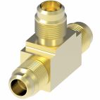 Weatherhead by Danfoss, SAE 45˚ Flare Union Tee, Brass