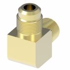 Weatherhead by Danfoss, SAE 45˚ Flare 90° Male Elbow, Brass