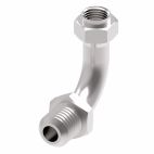 Weatherhead by Danfoss, 504095 Series Elbow Adapters SAE 37° Flare Swivel/SAE 37˚ Flare, Carbon Steel