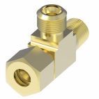 Weatherhead by Danfoss, Compression Male Run Tee, Brass