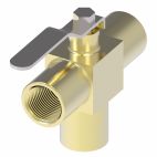 Weatherhead by Danfoss Flow Control Adapters Ball Valves Forged Body 3-Way