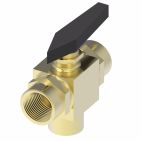Weatherhead by Danfoss Flow Control Adapters Ball Valves Brass Instrumentation 3-Way