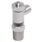 Weatherhead by Danfoss, Push-Connect Flow Control Adapters Screwdriver Flow Control, Brass