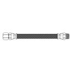 Weatherhead by Danfoss Engine and Fuel Hose and Tubing Universal-type Filter Line 8