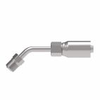 Weatherhead by Danfoss 069 E Series Crimp Hose Fittings Inverted Male Swivel 45 Tube Elbow 7/16 IN UNS -4