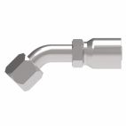 Weatherhead by Danfoss E Series Crimp Hose Fittings SAE 45 Female Swivel 45 Tube Elbow 5/8 IN SAE 45 -6