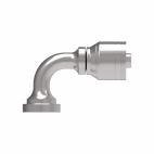Weatherhead by Danfoss Z Series Crimp Hose Fittings Metric Split Flange 90 Tube Elbow 5/8 IN Flanged -10