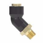 Weatherhead by Danfoss Quick Connect Air Brake Field Attachable Hose Fittings Composite 45 Q-Elbow  Push to Connect -10