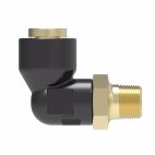 Weatherhead by Danfoss Quick Connect Air Brake Field Attachable Hose Fittings 90˚ Q-CAB Connection to Male Pipe