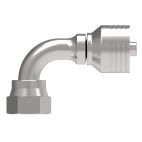 Weatherhead by Danfoss 4S Series Crimp Hose Fittings Female ORS Swivel 90 Elbow 1 7/16 IN AN -12