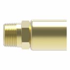 Weatherhead by Danfoss 338 P Series Crimp Hose Fittings Male Pipe Swivel 3/8 IN PTF SAE Short -6
