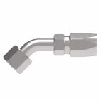 Weatherhead by Danfoss 213 N series Field Attachable Hose Fittings SAE 45 Female Swivel 45 Elbow 5/8 IN SAE 45 -6
